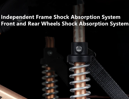 Carucior 3 in 1, Geanta de scutece, Suspensie pe roata, Bubu-Still, Gri - Roz [1]