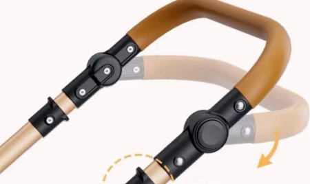 Carucior 3 in 1, Geanta de scutece, Suspensie pe roata, Bubu-Still Sun crem [13]