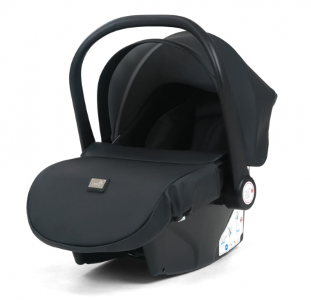 Carucior 3 in 1, 0-36 luni, Colectia Fizio-Lux G8, Piese distincte, Cu Suspensii, Landou reversibil, Husa de ploaie si insecte, Geanta de scutece, Manusi de protectie, Eco-piele, Negru antracit [4]