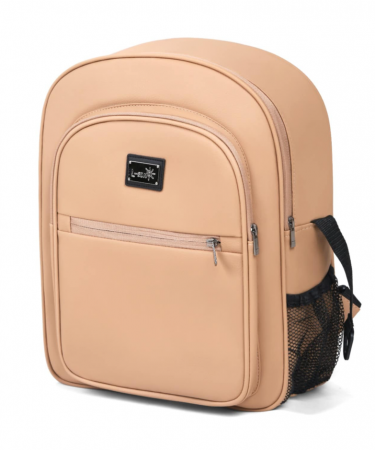 Carucior 3 in 1, Geanta de scutece, Suspensie pe roata, landou reversibil, Bubu-Still, Sun-Gri sidef [4]