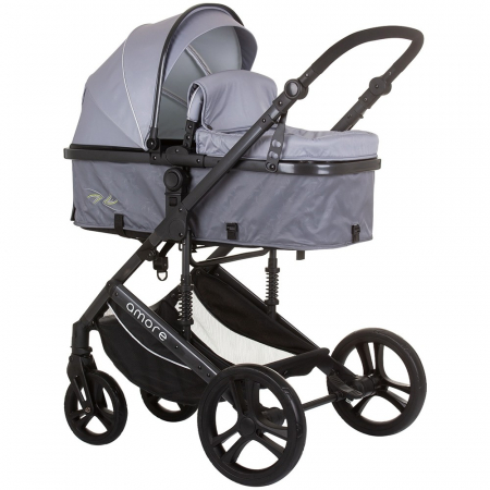Carucior 2 in 1 - Carucior Chipolino Amore 2 in 1 ash grey