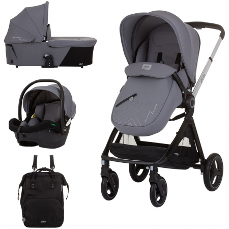 Carucior 3 in 1 - Carucior Chipolino Elite 3 in 1 granite