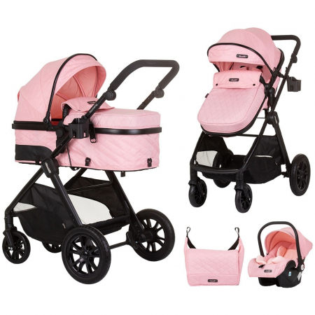 Carucior 3 in 1 - Carucior Chipolino Harmony 3 in 1 flamingo