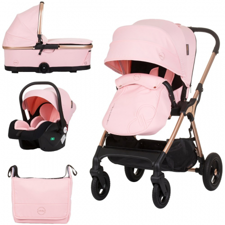 Carucior 3 in 1 - Carucior Chipolino Infinity 3 in 1 flamingo