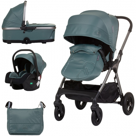 Carucior 3 in 1 - Carucior Chipolino Infinity 3 in 1 pastel green