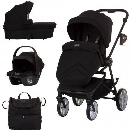 Carucioare - Carucior Chipolino Linea 3 in 1 obsidian