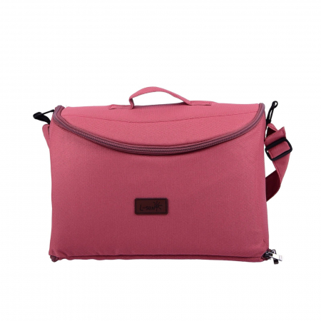 Carucior copii, 0-36 luni, Cu suspensii, Landou reversibil, Pozitie de somn si sezut, Roata cauciuc, Rosu [3]