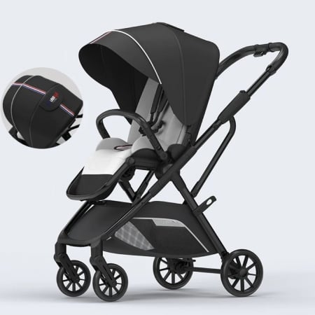 Carucior sport - Carucior copii, 0-36 luni, sarcina maxima 22 kg, Landou reversibil, Colectie Lux, Geanta de scutece