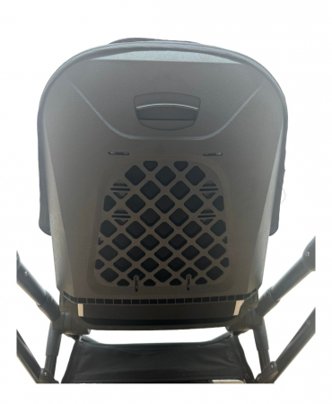 Carucior copii, 0-36 luni, sarcina maxima 22 kg, Landou reversibil, Colectie Lux, Geanta de scutece, Gri petrol [10]