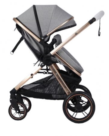 Carucior copii, 2 in 1, multifunctional, Pliere compacta tip carte, suspensie la roti [5]