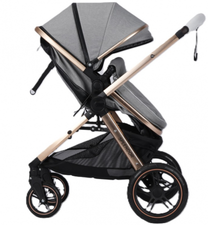 Carucior copii, 2 in 1, multifunctional, Pliere compacta tip carte, suspensie la roti [1]