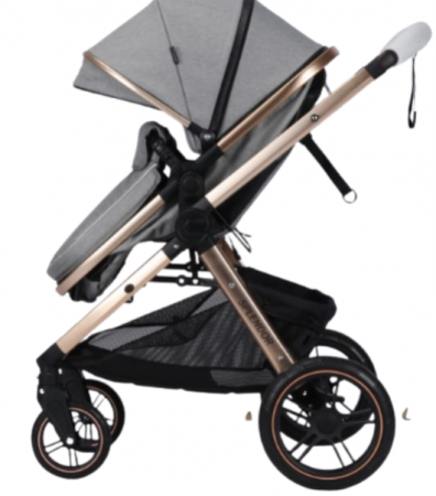 Carucior copii, 2 in 1, multifunctional, Pliere compacta tip carte, suspensie la roti [6]