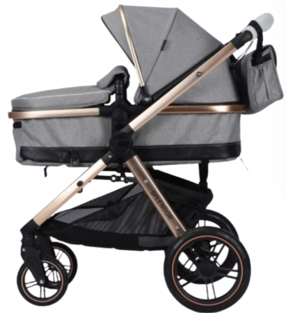 Carucior copii, 2 in 1, multifunctional, Pliere compacta tip carte, suspensie la roti [2]