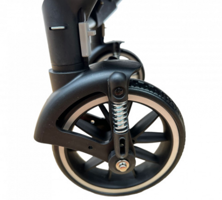 Carucior copii, 2 in 1, multifunctional,  Matlasat, Pliere compacta tip carte, suspensie roti [4]