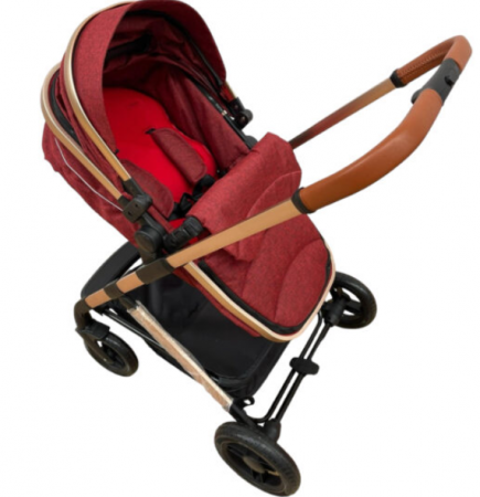 Carucior copii, 3 in 1, ultrapliabil si cu landou reversibil, cu perna reductoare in interior [1]
