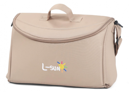 Carucior Copii , sport cu pozitie de somn, pliere troler, Spatar reglabil, Tehnologia One-Hand Folding, copertina extensibila, maner reversibil, husa de picioare si geanta, Bej [4]