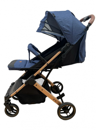 Carucior Copii, Tip sport cu pozitie de somn, Pliere Troller, Spatar reglabil, Tehnologia inovatoare One-Hand Folding, capotina reglabila, bicolor [1]