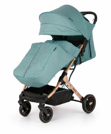 Carucior sport - Carucior Copii, Tip sport cu pozitie de somn, Pliere Troller, Spatar reglabil, Tehnologia inovatoare One-Hand Folding, Kidilo, vernil