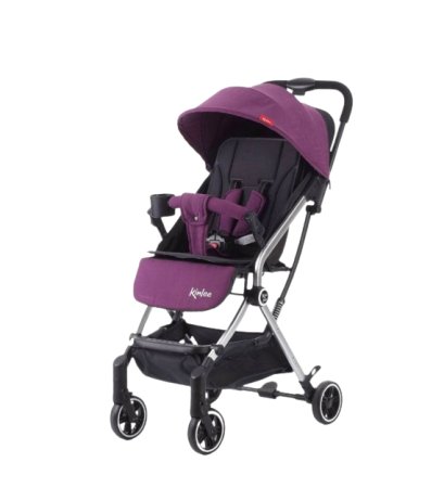 Carucior sport - Carucior Copii ,Tip sport cu pozitie de somn, Troller,Spatar reglabil prin centura,Cu suspenii, Tehnologia inovatoare One-Hand Folding, mov