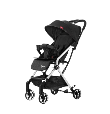 Carucior sport - Carucior Copii ,Tip sport cu pozitie de somn, Troller,Spatar reglabil prin centura,Cu suspenii, Tehnologia inovatoare One-Hand Folding, negru