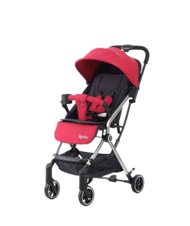 Carucior sport - Carucior Copii ,Tip sport cu pozitie de somn, Troller,Spatar reglabil prin centura,Cu suspenii, Tehnologia inovatoare One-Hand Folding,rosu