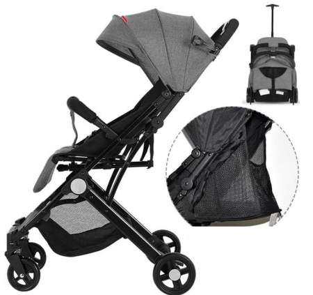 Carucior Sport pentru Copii, cu pozitie de somn, Troller, Spatar reglabil prin centura,Tehnologia inovatoare One-Hand Folding [0]