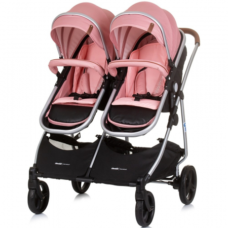 Carucior gemeni Chipolino Duo Smart 2 in 1 flamingo [3]