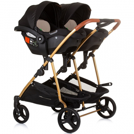 Carucior gemeni Chipolino Duo Smart 3 in 1 obsidian gold [10]