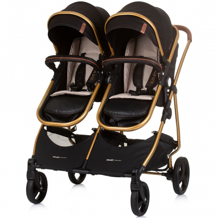 Carucior gemeni Chipolino Duo Smart 3 in 1 obsidian gold [6]