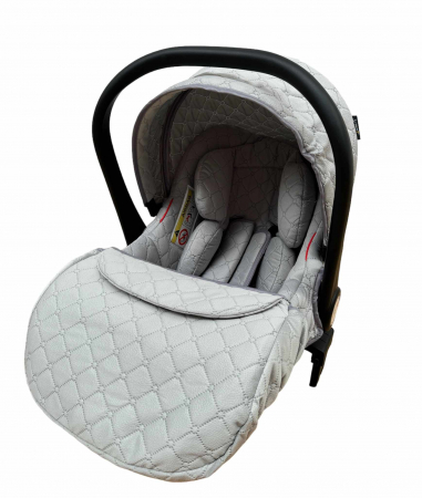 Carucior multifunctional 3 in 1, Forma anatomica pentru landou, Suspensie dubla si Geanta scutece [7]