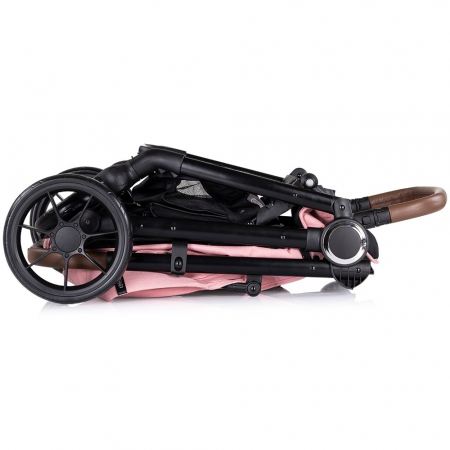 Carucior sport Chipolino Ultera cu husa picioare pink marshmallow [5]