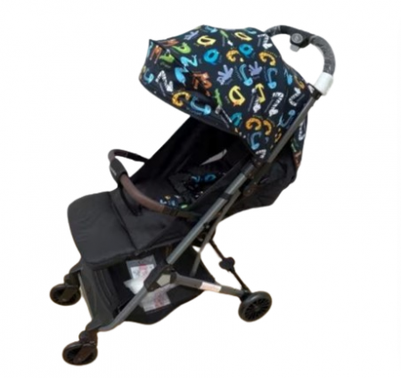 Carucior sport - Carucior sport copii, pliere troler, usor, Model Alfabet, Pentru baieti si fete