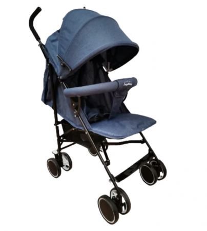 Carucior sport tip umbrela Sage Baby, roti duble, pozitie somn, varsta 6-36 luni, albastru [4]