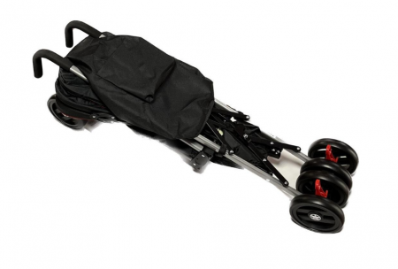 Carucior sport, cu pozitie de somn, strangere tip umbrela, rosu [1]