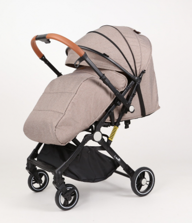 Carucior Sport pentru Copii, cu pozitie de somn, Troller transport par avion, Spatar reglabil prin centura, Geanta pentru scutece, Tehnologia inovatoare One-Hand Folding, Maner reversibil [4]