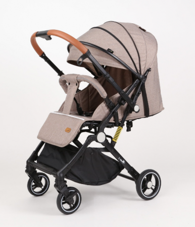 Carucior Sport pentru Copii, cu pozitie de somn, Troller transport par avion, Spatar reglabil prin centura, Geanta pentru scutece, Tehnologia inovatoare One-Hand Folding, Maner reversibil [2]