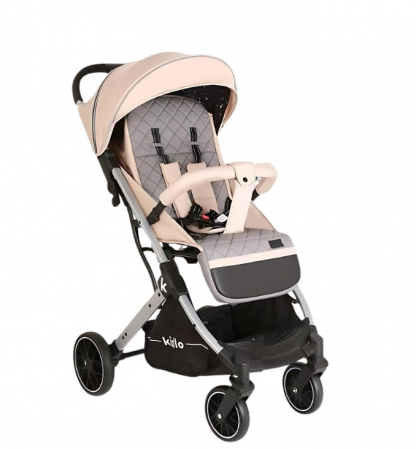 Carucior sport - Carucior sport, pliere tip troler, pozitie de somn, cu suspensii, cu copertina rezistenta la apa, Bej