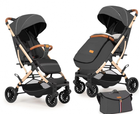 Carucior sport - Carucior sport, tip troler, Cu husa de iarna detasabila, Roti cauciuc, Strangere ultracompacta, S2