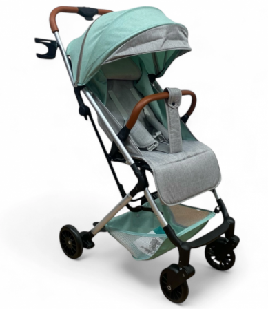 Carucior sport, ultrausor si ultrapliabil, cu pozitie de somn, tip troller, cu accesorii din piele, sarcina maxima 22 Kg [4]