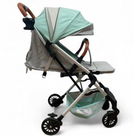 Carucior sport, ultrausor si ultrapliabil, cu pozitie de somn, tip troller, cu accesorii din piele, sarcina maxima 22 Kg [3]