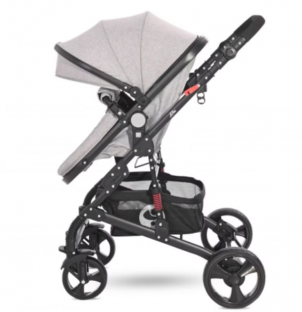 Carucior transformabil, 2in 1, Alba Classic, cu saltea suplimentara, Candy Pink [4]