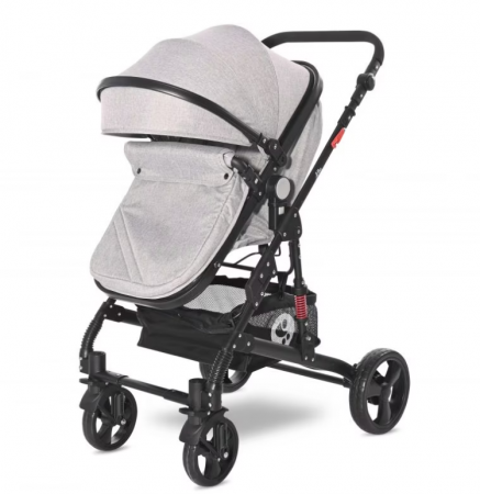 Carucior transformabil, 2in 1, Alba Classic, cu saltea suplimentara, Candy Pink [5]