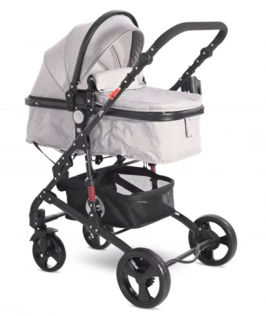 Carucior transformabil, 2in 1, Alba Classic, cu saltea suplimentara, Candy Pink [2]