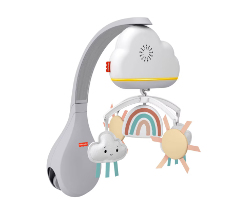 Jucarii interactive bebe - Carusel muzical 2in 1 Fisher Price - Curcubeu