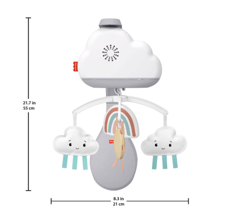 Carusel muzical 2in 1 Fisher Price - Curcubeu [6]