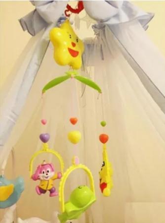 Carusel muzical, cu cheita, Multicolor [2]