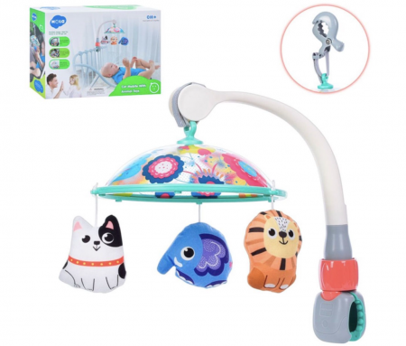 Jucarii interactive bebe - Carusel muzical  Hola Toys - Animale