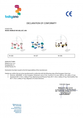 Carusel muzical multicolor pentru patut cu jucarii de plus ECHIPA DE VIS Babyono [4]