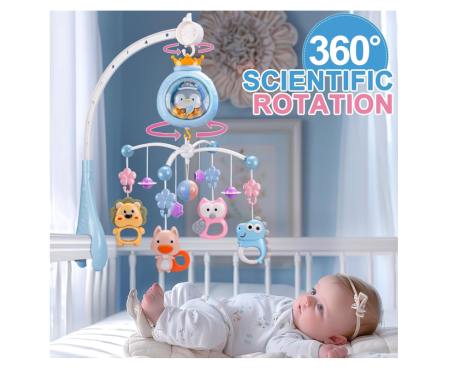 Carusel patut cu muzica si proiector, cu telecomanda [2]