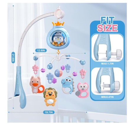 Carusel patut cu muzica si proiector, cu telecomanda [4]